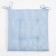 Siddle on the chair Ethel "Cell" 40x40 cm, col. blue, 100% polyester