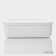 Storage container with lid LadOM "E LECTY", 26 × 18 × 8 cm, white color