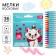 Wax pencils, set of 36 colors, cats aristocrats