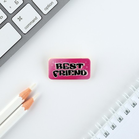 Gift set of "beloved girlfriend" icon + keychain, 6.8 x 10.5 cm.-6