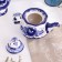 Teapot "Morning", Small, Gzhel, Porcelain, 12x15 cm