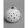 Christmas ball "Starry sky" 9x9x9.8 cm, 1 LED, LR44x3 (in the set), T/white