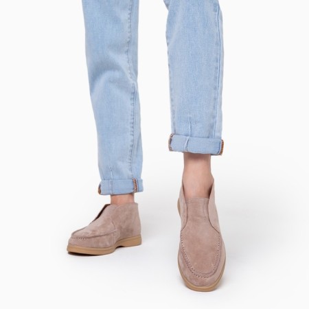 Mokasins female color, light beige, size 37-1