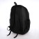 School backpack from textiles with a zipper, 4 pockets, black color
