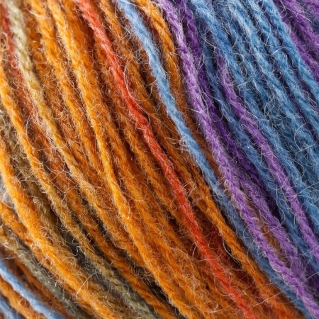 Yarn "Angora Gold Batik" 20% wool, 80% acrylic 550m/100g (7794)-2