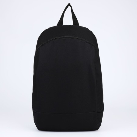 School textile school 46x30x10 cm, vertical pocket, black color-1
