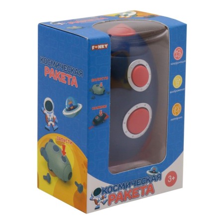 Developing Funky Toys toy "Space Rocket", with an inertial mechanism, mix-1