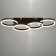 Causteen with PDU 1502/4 LED 160W 3000-6000k Dimmer Coffee 98x30x17 cm Bayerlux