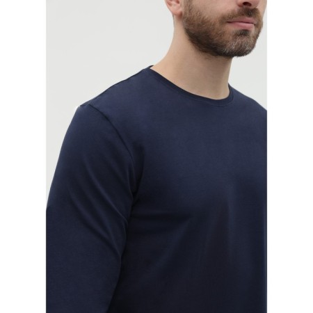 Male T-shirt, size 46, dark blue color-9