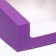 Confectionery packaging with a window, lilac, 18 x 18 x 7 cm