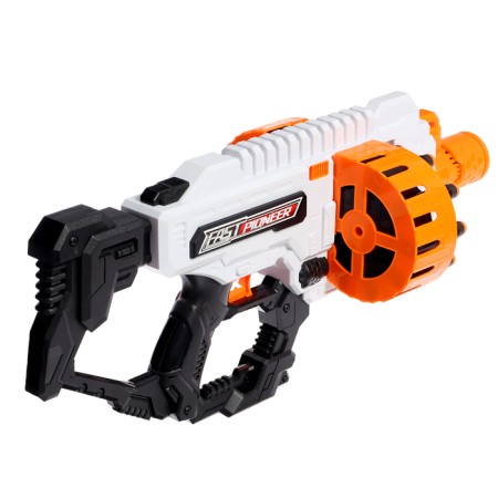 Blaster "Fast", shoots with soft bullets, works from batteries-3