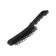 Metallic manual scrap brush, plastic handle, 3-row