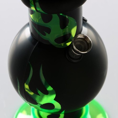 Bong, H-32 cm, "Flame", acrylic, mix-1