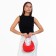 Women's bag with lightning, red color
