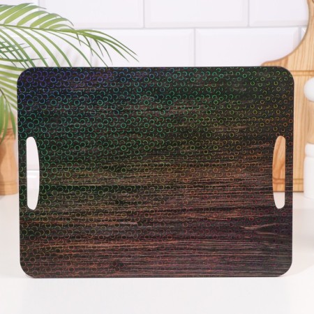 Cutting board is a “dark tree” 36x28 cm