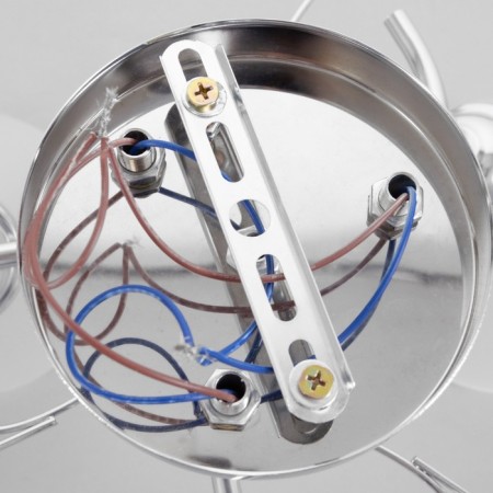 Chandelier 2024/3 E27 60W chrome 46x46x25 cm-6