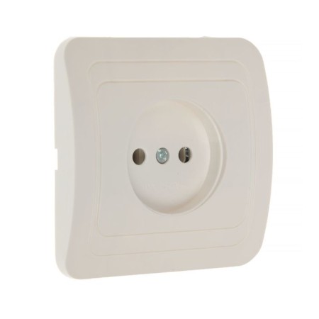 Smartbuy "Mars" socket, 10 a, single, hidden, without salary, white