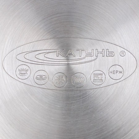 Bucket, 1 l, d = 14 cm, metal cover, metal handle, induction, with a heat distribution layer-4