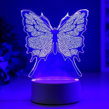 Light "Butterfly" Led RGB from the network 9.5x13x17 cm Risalux-3