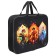 Folder with handles textile A4, 350 x 270 x 70 mm, calligrata "anime game"