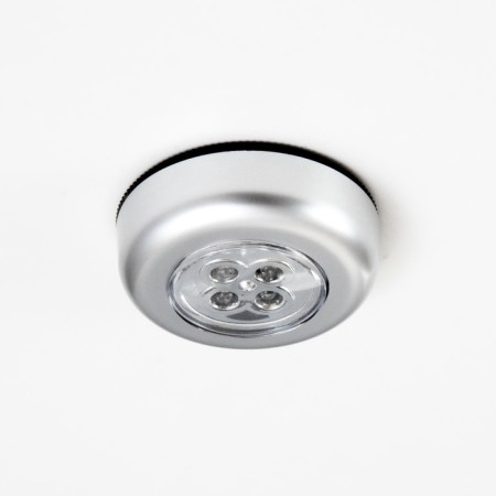 Lumina Night -bend "PushLite" 4xled 1.5W battery AAA 7cm. silver