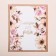 Congratulatory card on watercolor cardboard with embossing "With Love for you", 8.8 x 10.7 cm