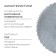 Fitball 55 cm, 800 g, massage, gray color