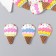 Decor for creativity Rubber "Cream Horn" Set 15 pcs MIX 3.3x2.2 cm