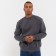 The male sweatshirt was launched, the color is dark gray, size 48 (l)