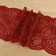 Lace elastic fabric, 180 mm × 2.7 ± 0.5 m, burgundy color