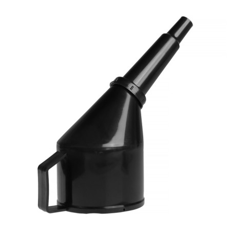 Torso funnel for fuel and lubricants with a grid, diameter 12 cm, height 27 cm, mix-6