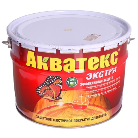 Protective and decorative coating for wood, colorless, 9 liters