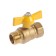 Ball the gas "Optima" gas, internal/outer thread 1/2 ", butterfly