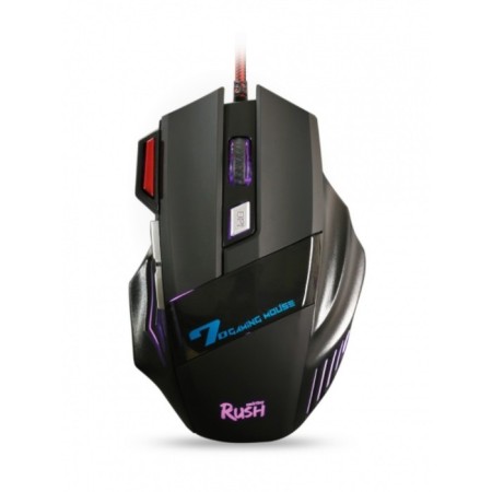 Mouse Smartbuy Rush Zombie 721g-K, wired, optical, game, 3200 dpi, USB, black