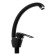 Amur kitchen mixer by 3010-01 in L5014, single-leaf, nut, cartridge 40 mm, black