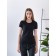 Female T-shirt, size 42, dark blue color