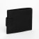 Male purse for magnet, department for bills, for maps, for coins, black color