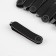 Poller for lightning, on Velcro, with a reflective element, 5 × 0.4 cm, 10 pcs, black/gray color