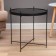 Lava Coffee table YS-8483-48, black, glass 48x48 cm