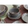 A saucer for a teaspoon Dark Grey, D = 16 cm, dark gray color