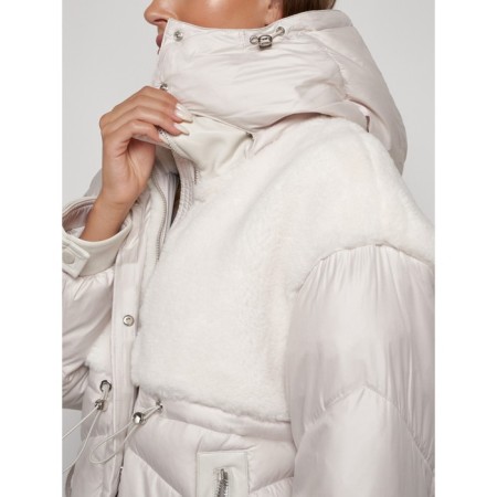 Winter jacket, size 46, beige color-12