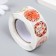 Stick paper "Flower wreath. Gratitude" d = 2.5 cm 500 pcs in a roll 3x6.5x6.5 cm