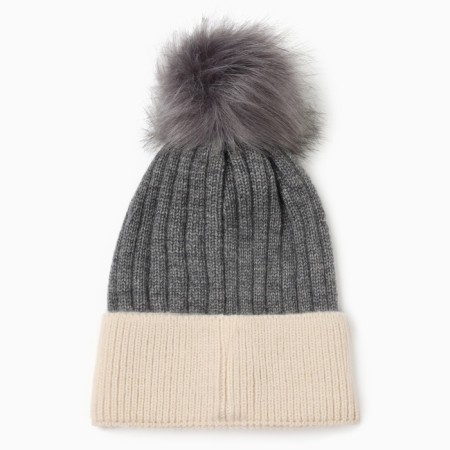 Women's hat minku, gray color, rr 58-60-5