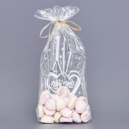 Package Packing BOPP, with a bottom fold, "Two halves" 20*35 cm set 50 pcs-2