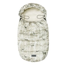 Winter envelope Snowy Baby, height 105 cm, deer color/beige