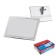Horizontal badge 90x57mm Erichkrause, plastic, with a metal clamp and pin