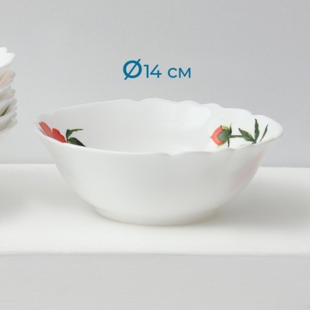 Service table "velvet rose", 37 items, glass ceramic-11