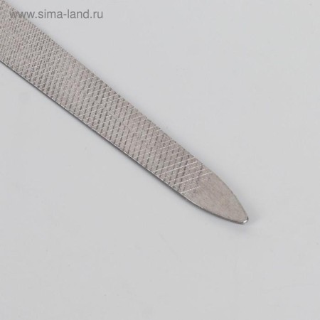 Metal file for nails, 13.5 cm, in a case, silver color-2