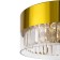 Suspension lamp Maytoni Mod313PL-04G, E14, 4x20 W, 400X400X1705 mm, gold