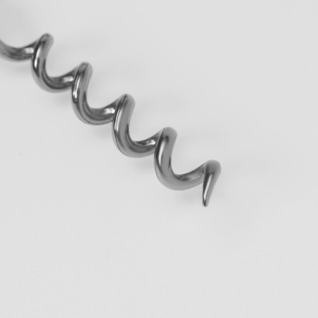 Corkscrew - opening universal share, 12 cm, black color-3